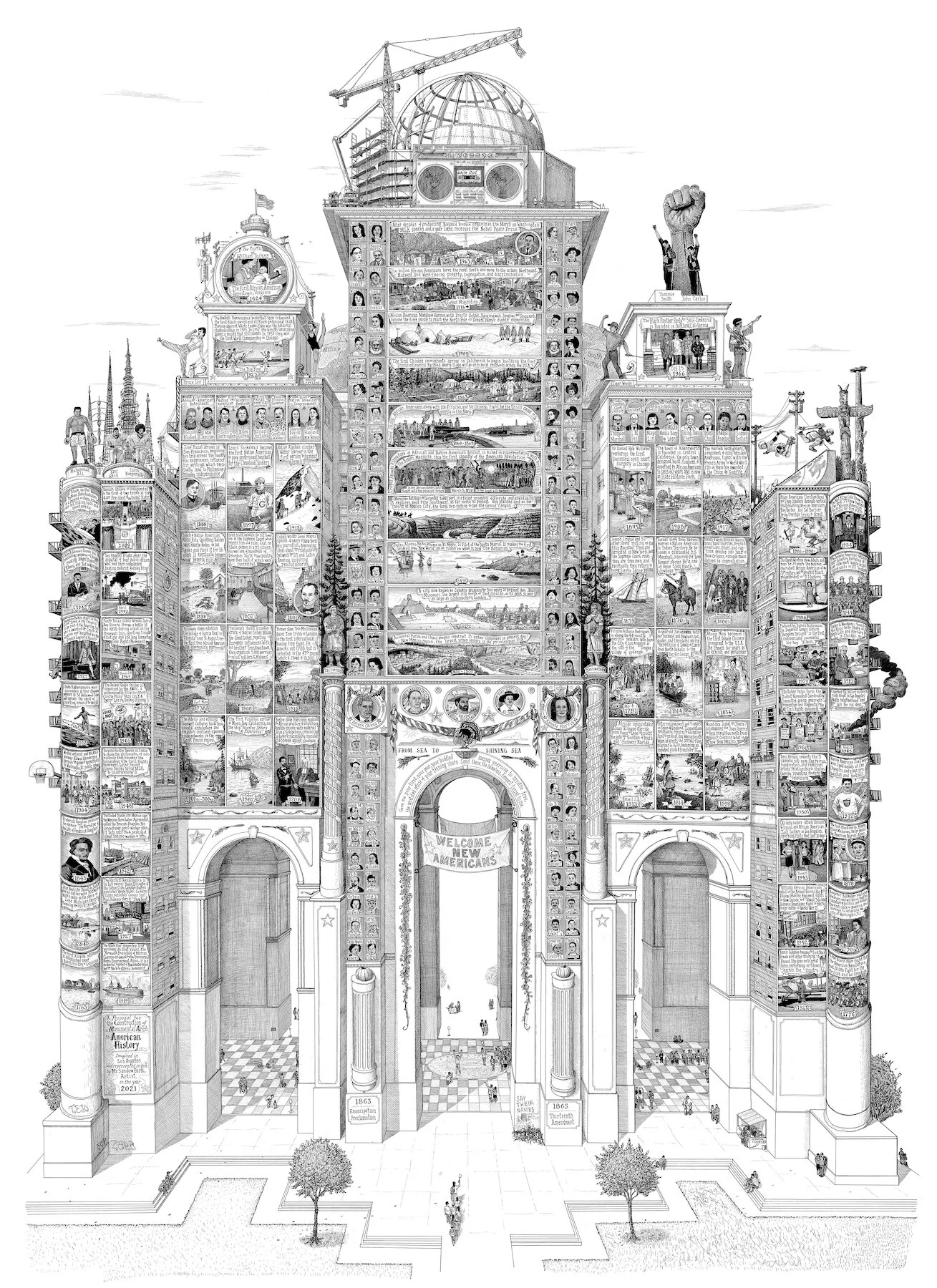 Imaginary Monuments — Sandow Birk